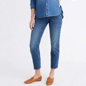 MADEWELL Maternity Side-Panel Straight Jeans!